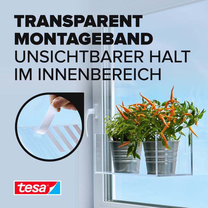 Immagine prodotto tesa Nastro di montaggio Powerbond trasparente (19 mm)