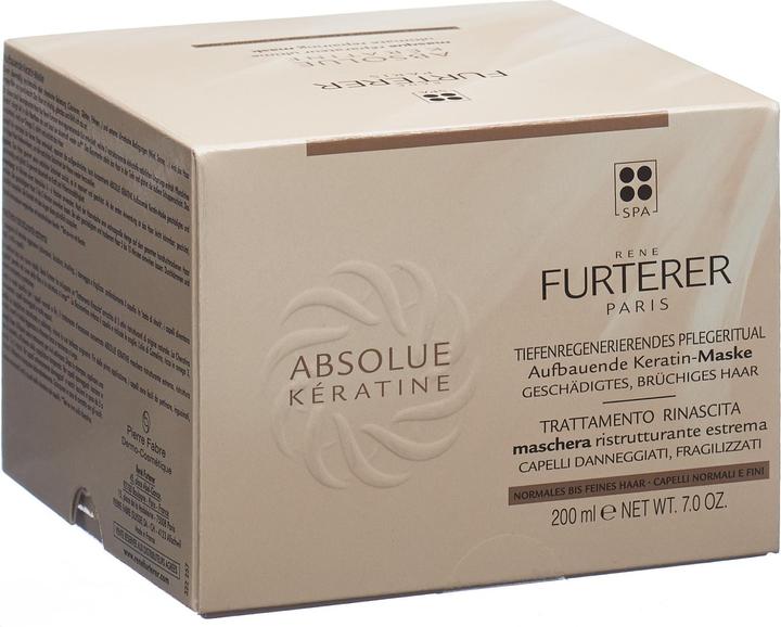 Immagine prodotto Rene Furterer Absolue Kératine - Masque Réparateur Ultime (200 ml)