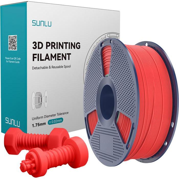 Sunlu Filament ABS High-Speed (czerwony), Filamenti stampa 3D, Rosso
