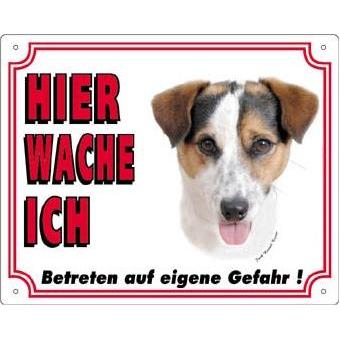 Nobby, Sicherheitskennzeichnung, Warntafel Jack Russel Terrier