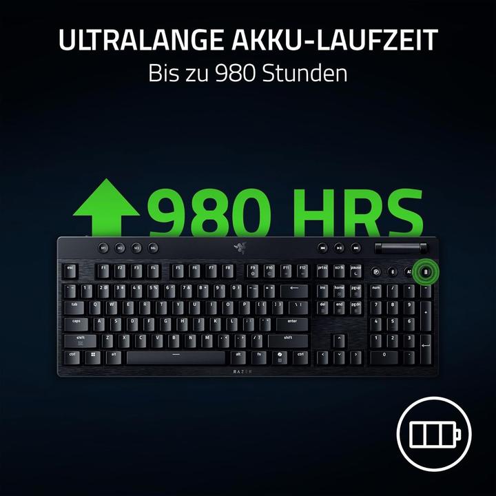 Produktbild Razer BlackWidow V4 Low-profile HyperSpeed (USA, Kabellos)