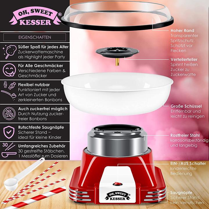 Produktbild Kesser Zuckerwattemaschine Set