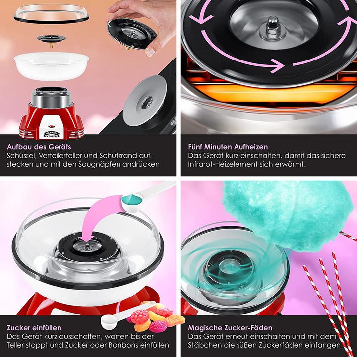 Produktbild Kesser Zuckerwattemaschine Set