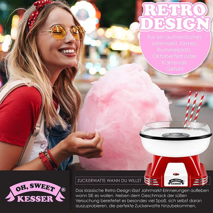 Produktbild Kesser Zuckerwattemaschine Set