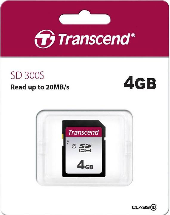 Produktbild Transcend SDC300S (4 GB, SDHC, U1, UHS-I)