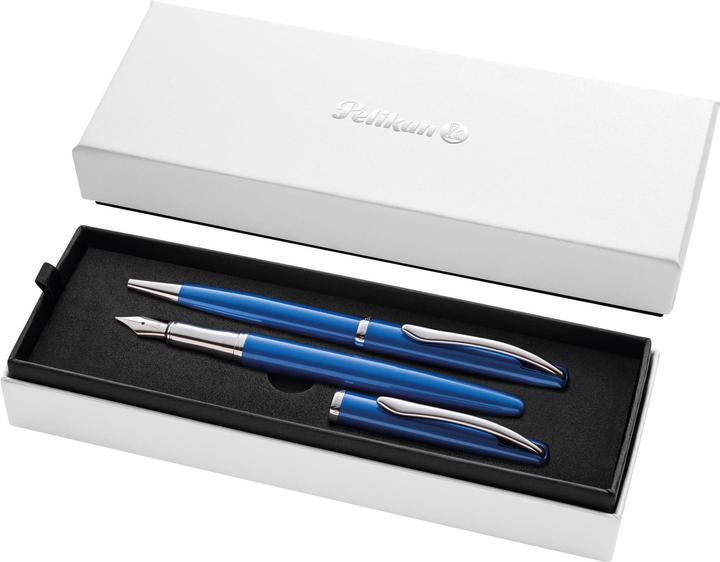 Pelikan Jazz Noble Elegance Sapphire Bl fountain pen&ballpoint pen (Blue, Blue, 2x)