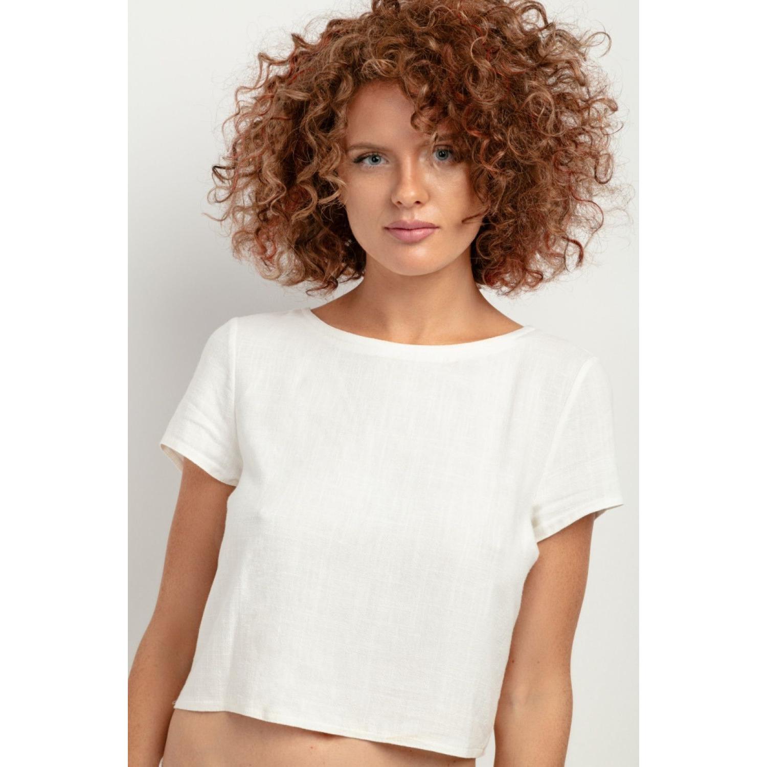 Tessita, Damen, Bluse, Bluse model, Weiss, (3XL)