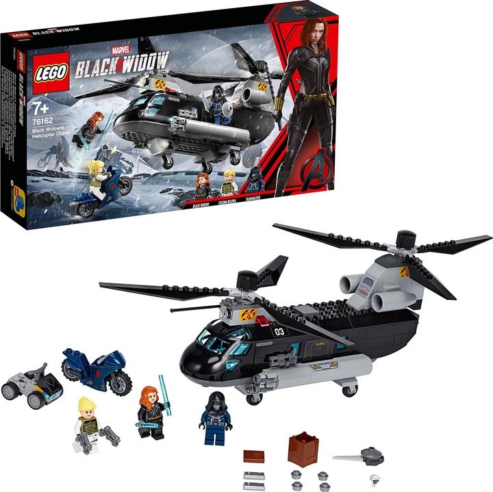 Actual product image LEGO Black Widows Helicopter Chase (76162, LEGO Marvel)