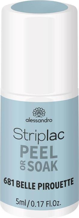 Alessandro Frozen Ballet Striplac Peel or Soak Belle Pirouette 5 ml (Blue, Turquoise, Colour paint)