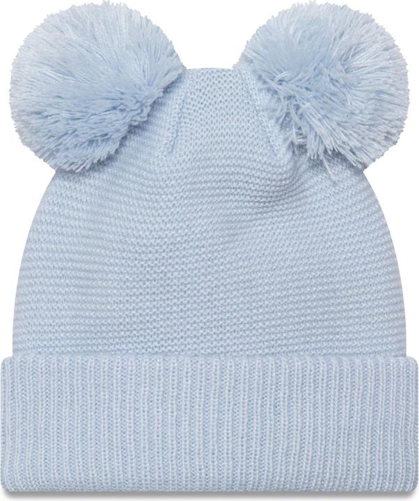 Actual product image New Era Ladies double bobble winter hat NY Yankees sky