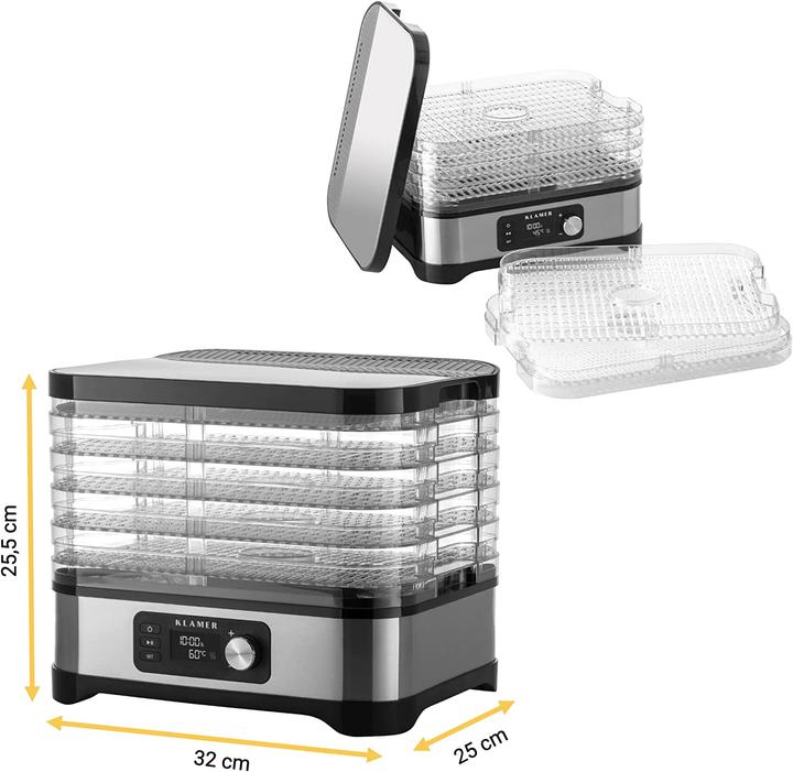 Image du produit KLAMER Déshydrateur, 400W