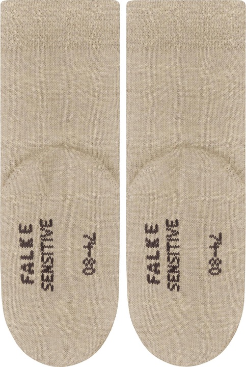 Image du produit Falke Sensitive (Lot de 3) Chaussettes bébés, couleur 4650 sand mel., taille 80-92 (Une unité par pack, 80 - 92)