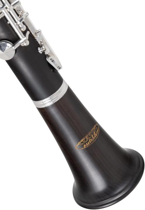 Image du produit Classic Cantabile Clarinette Bb système allemand, 20 clés, 6 anneaux, mécanisme argenté, étui inclus (Clarinette, Allemand)