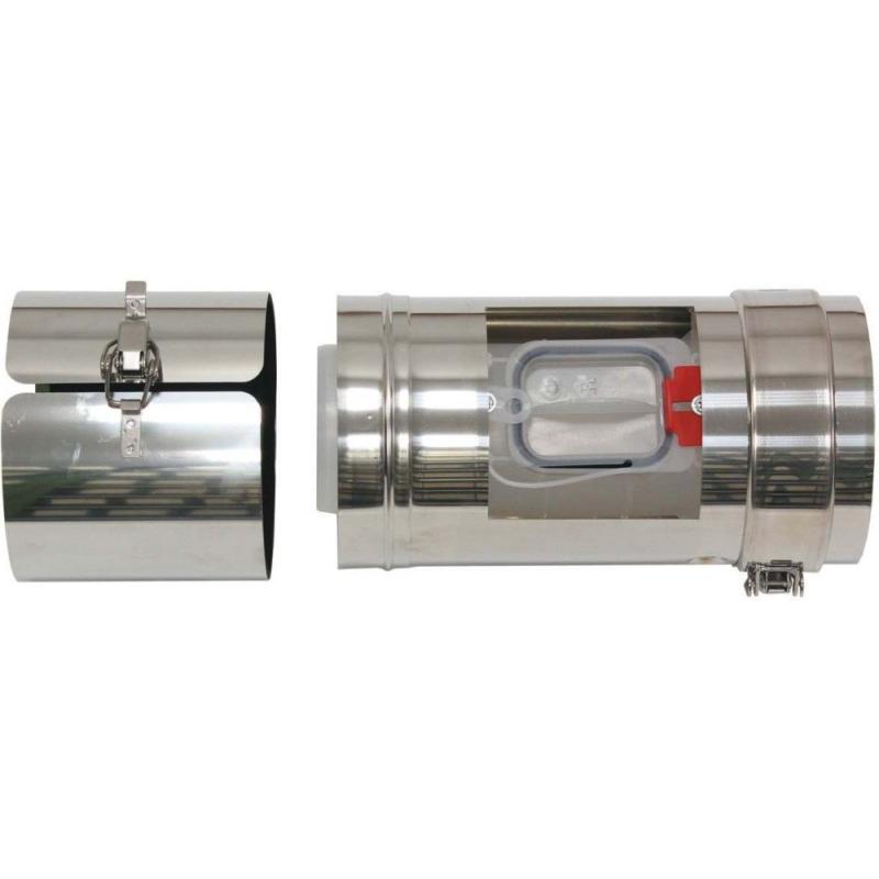 Vaillant, Kabelleitung, Revisionsstück 80/125 mm für Fassadenverlegung konz. PP/Edelstahl (0.13 m)