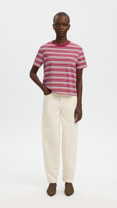 Produktbild Selected Slfessential Ss Striped Boxy Tee Noos (M)