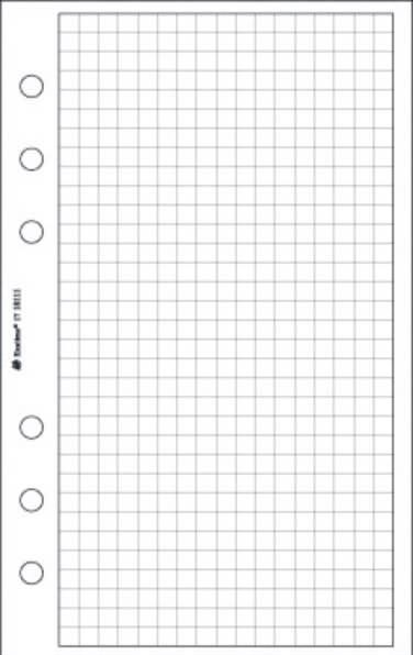 Exacompta Refill Exatime 17, chequered pad (5 x 5)