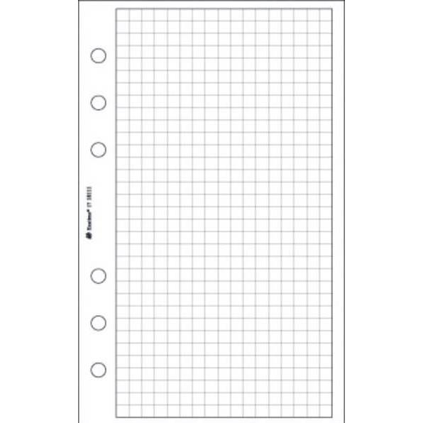 Exacompta, Agenda, Nachfllung Exatime 17, karierter Block (5 x 5)