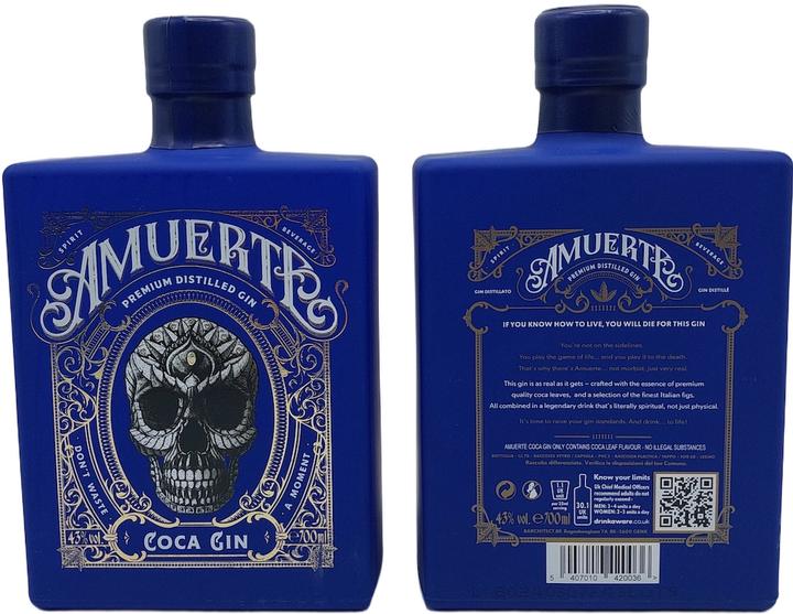 Produktbild Amuerte Gin Amuerte Coca Gin - Blue Edition,7L (1 x 70 cl)