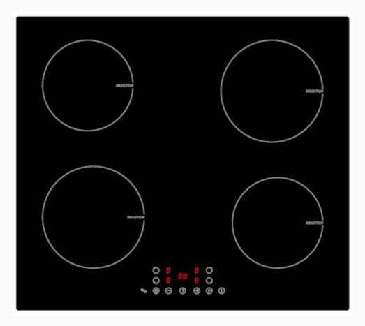 Immagine prodotto PKM Induktionskochfeld IF4 G (59 cm, Piano cottura a induzione)