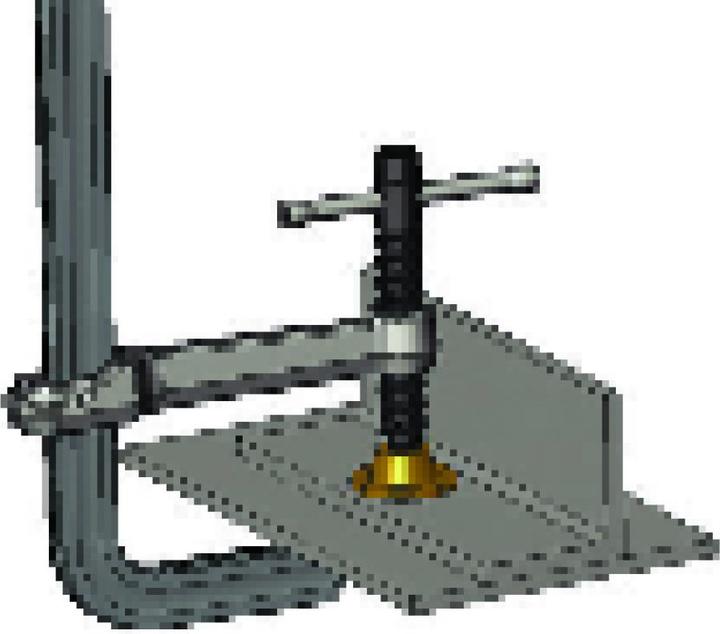 Immagine prodotto Schweisskraft Morsetto a vite completamente in acciaio USZ 216 (216 mm)