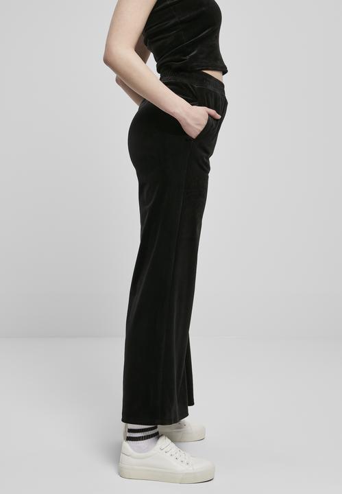 Produktbild Urban Classics Ladies High Waist Straight Velvet Sweatpants (L)