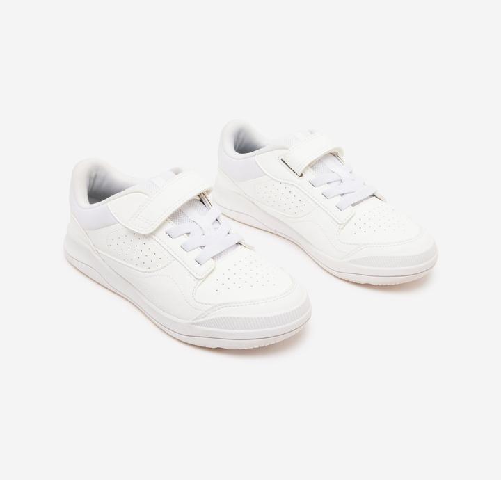 Immagine prodotto Decathlon Scarpe sportive per bambini con lacci/velcro - Playventure Yard bianco (36)