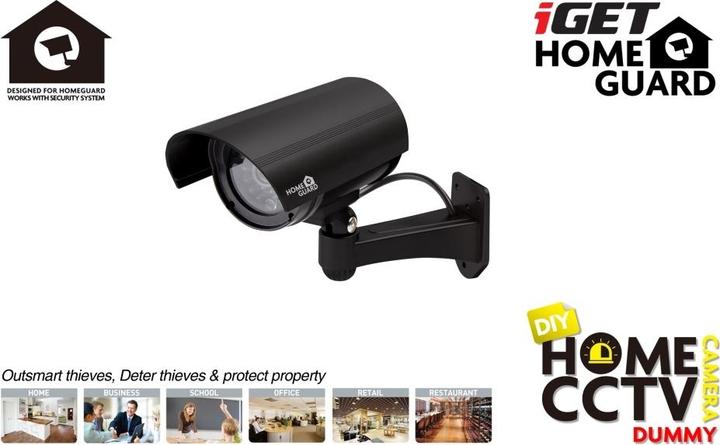 Actual product image iGet HGDOA5666 dummy security camera Black Bullet
