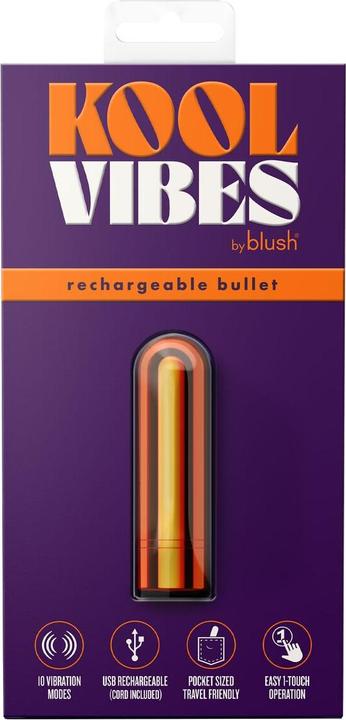Produktbild Blush Kool Vibes 2.5 Inch Discreet & Travel-Friendly Mini Bullet Vibrator - 10 Vibration Modes with