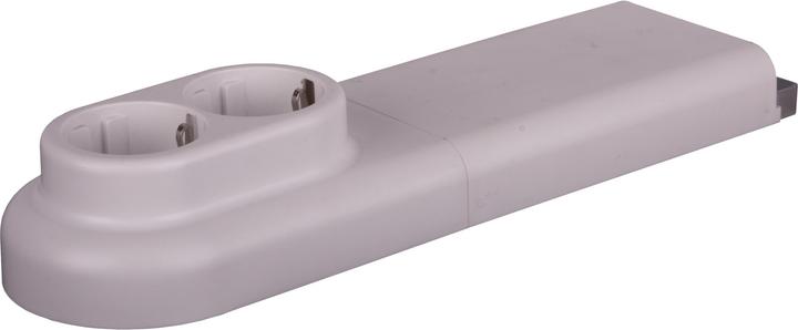 Produktbild Pollmann Slk-Tank 3651010 Fussbodensteckdose weiss 2-fach