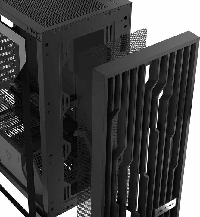 Actual product image Modecom Volcano Perun Apex ARGB czarna (mATX, ATX, ITX, E-ATX)