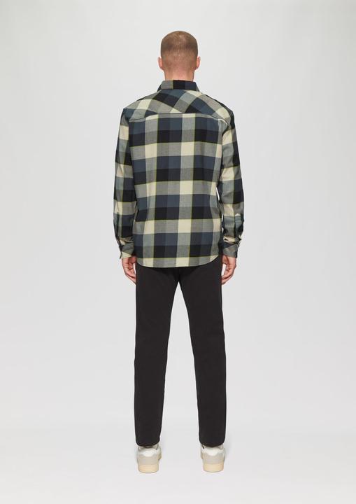 Actual product image S.Oliver Hemd Regular Fit: Kariertes Flanellhemd mit Brusttasche (XL)