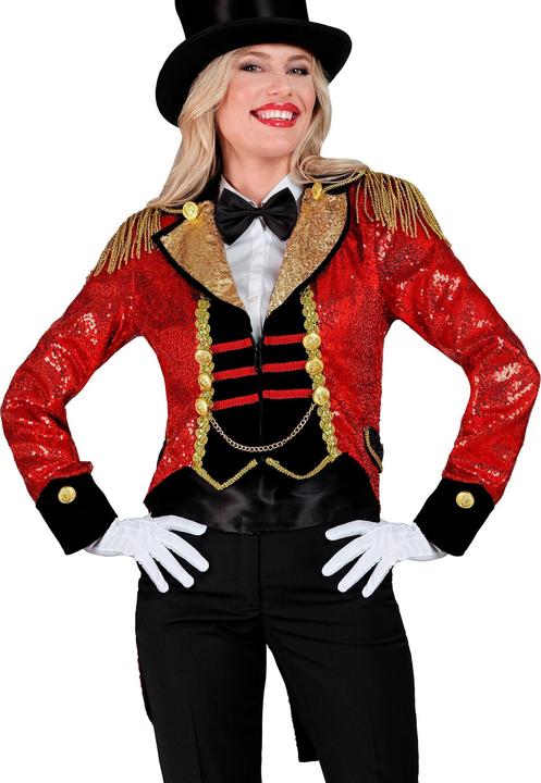 Actual product image Widmann Sequin tailcoat: circus director (L)