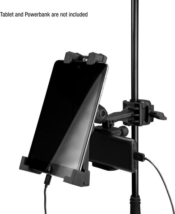 Actual product image Adam Hall THMS 1 - Universal tablet holder with multifunctional transducer