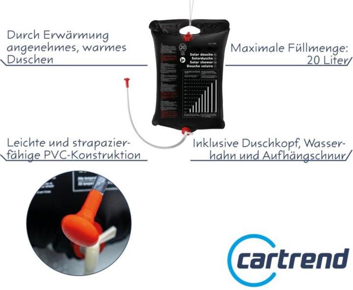 Actual product image Cartrend Solar shower