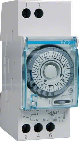 Hager HAG EH209 Electromechanical time switch without power reserve