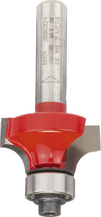 Produktbild Bosch Professional Zubehör Abrundfräser Expert for Wood, 8 mm, D 25,4 mm, R1 6,35 mm, L 12,7 mm, G 55 mm