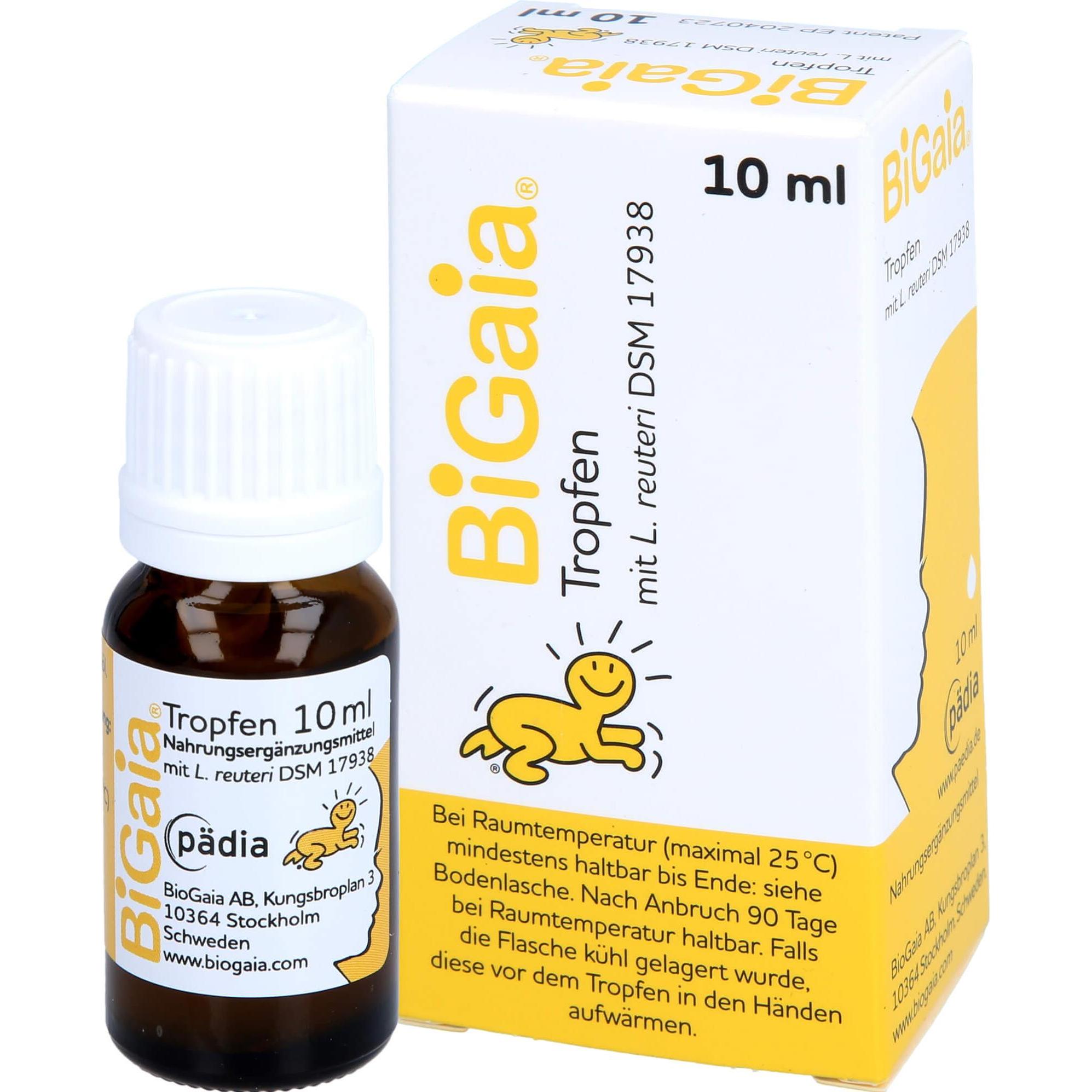 Thumbnail - Bigaia, Vitamine + Nahrungsergänzung, Tropfen mit Lactobacillus reuteri (1 Stück, Flüssigkeit)
