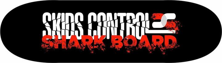 Actual product image Stamp Skids Control Skateboard Shark (27.95")