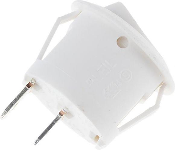 Produktbild RS PRO Switch rocker white round SPST