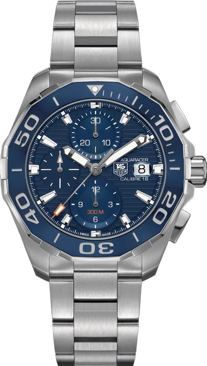 Tag Heuer Aquaracer (Chronograph, Taucheruhr, Swiss Made, 43 mm)