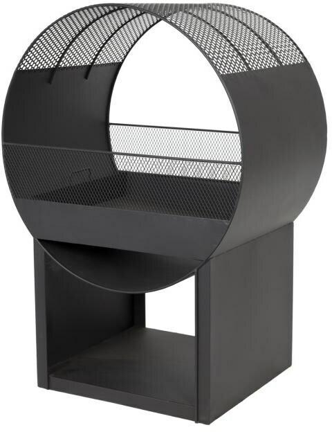 Buschbeck Ciotola di design Oblò H 80 cm acciaio (56 cm)