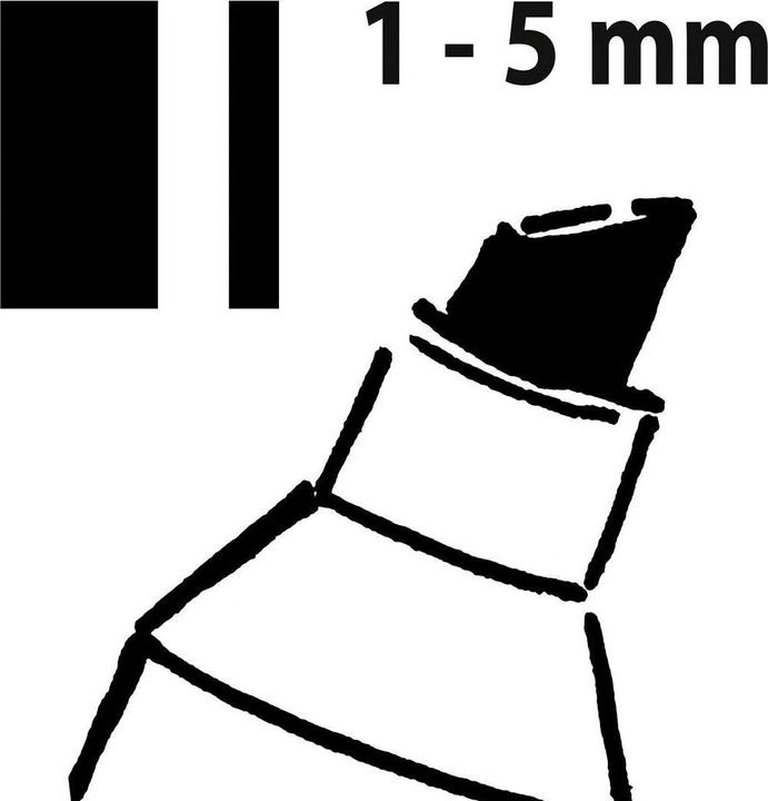 Produktbild Sigel Kreidemarker Gelb/Grün/Pink (Gelb, Grün, Pink, 5 mm, 3 x)