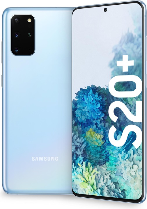 Produktbild Samsung Galaxy S20+ EU (128 GB, Cloud Blue, 6.70", Hybrid Dual SIM, 64 Mpx, 4G)