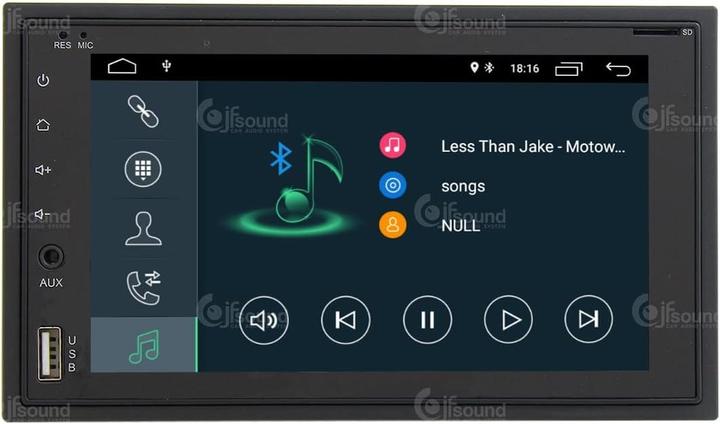 Immagine prodotto JFSound Universelles Android Autoradio mit GPS, Bluetooth, WiFi, USB, DAB+, Carplay und Android Auto