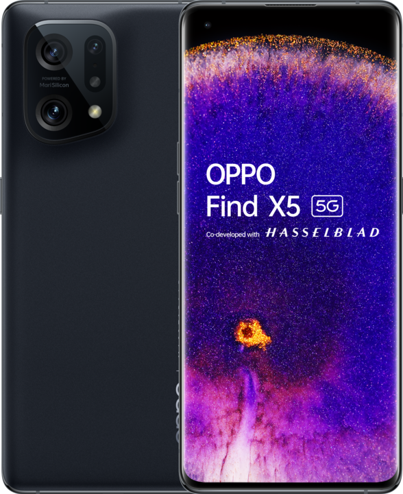 OPPO Find X5 (256 GB, Black, 6.55", Dual SIM, 50 Mpx, 5G)