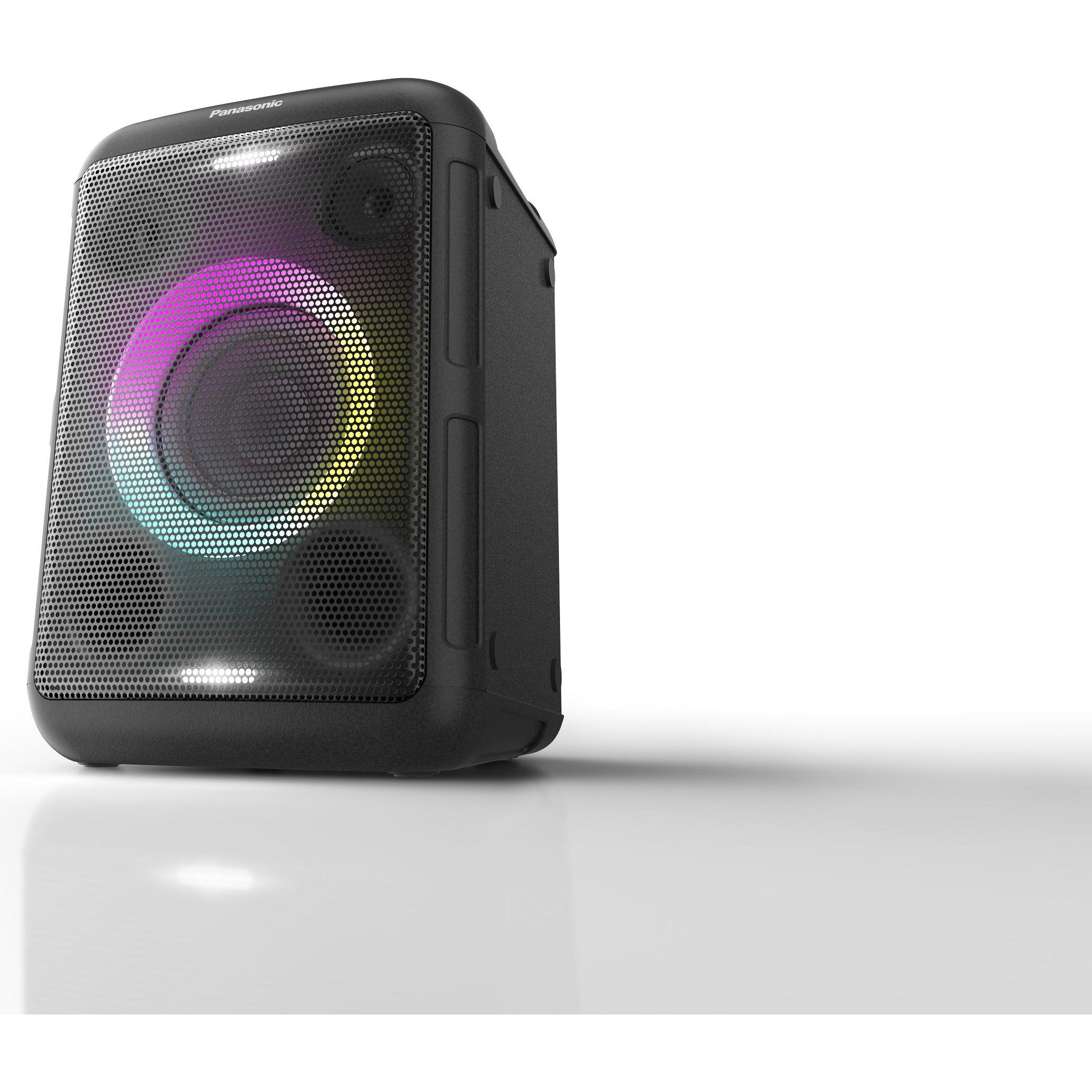 Panasonic SC-BMAX5E-K (9 h, Akkubetrieb, Netzbetrieb), Bluetooth Lautsprecher, Schwarz