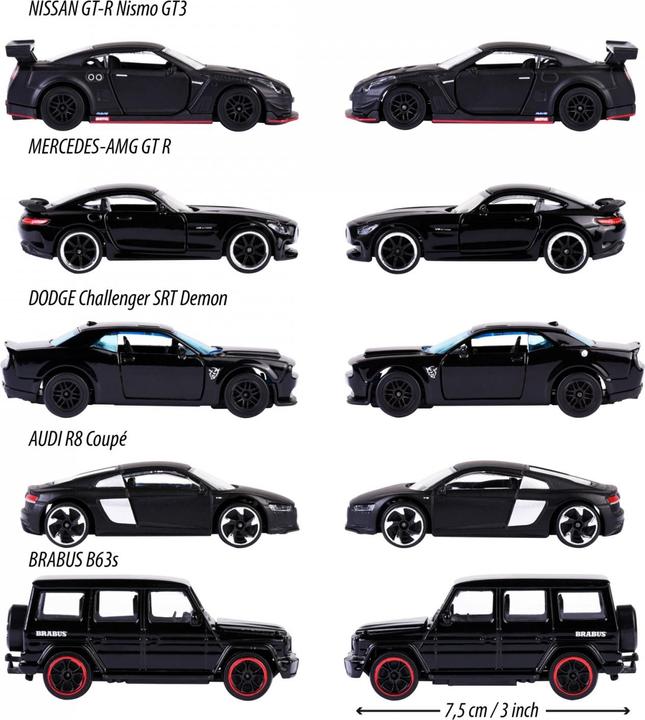 Image du produit Majorette Coffret cadeau Black Edition