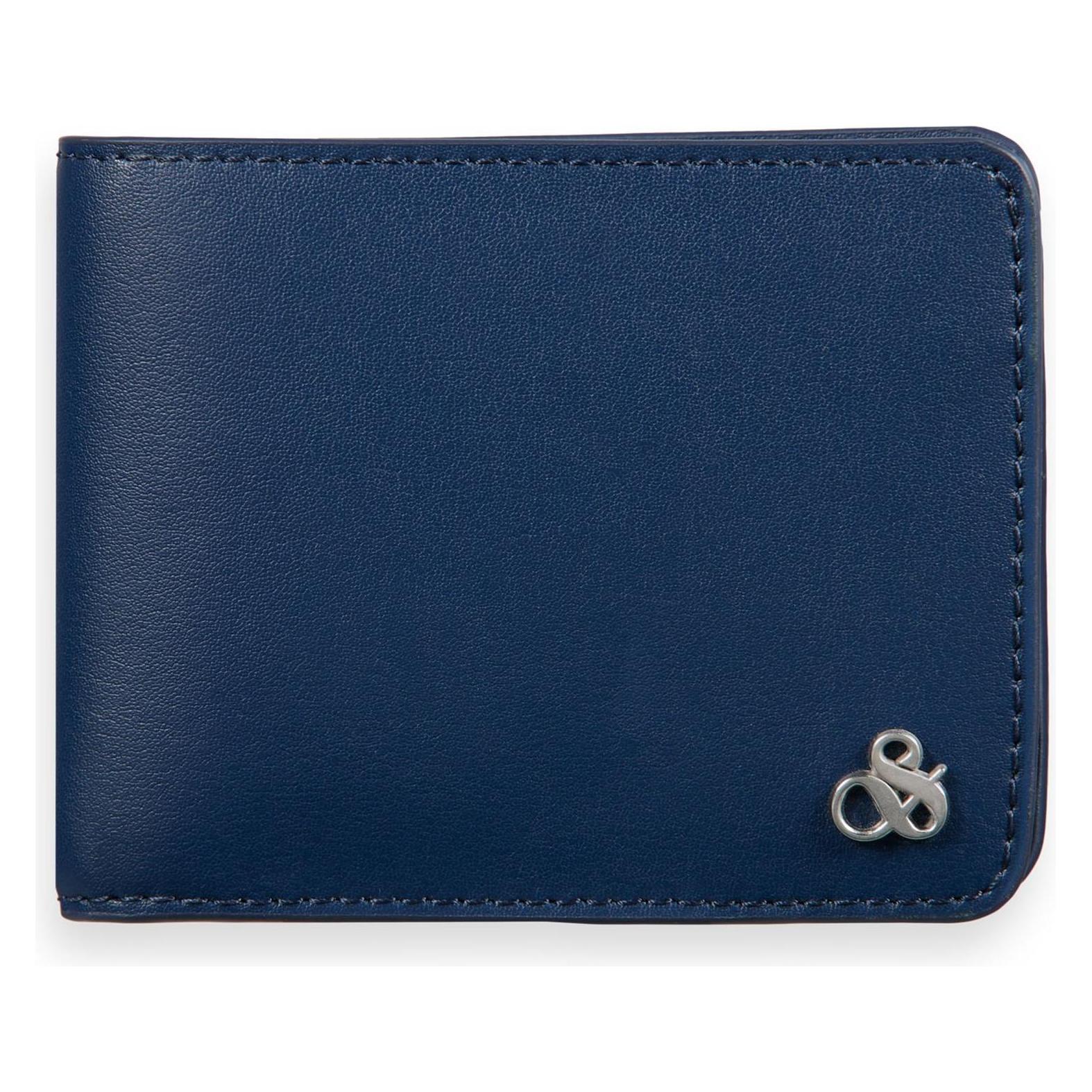Scotch & Soda, Unisex, Portemonnaie, Leather Card Case, Blau