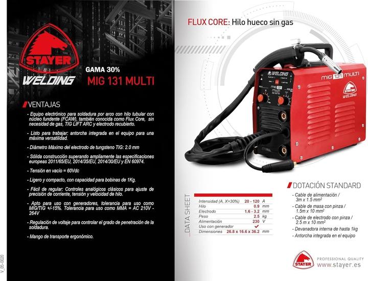 Actual product image Stayer Ausrüstung zum Schweissen