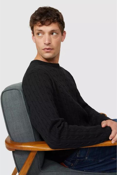 Produktbild Universal Textiles Cable Sweatshirt Rundhalsausschnitt (L)